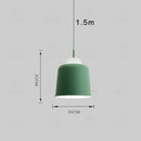 GEW Minimalism Macaroon Pendant Light Ceiling Chandelier for Bedroom Nordic Style Ljojo