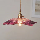 Nordic Purple Glass LED Pendant Lights - Elegant Chandelier for Kitchen & Dining Room by Ljojo