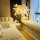 Nordic Resin Feather LED Floor Lamp for Luxury Home Decor by Ljojo