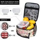 Ljojo Minnie Mouse Insulated Lunch Bag for Girls - Cute School Picnic Food Storage