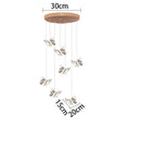 Crystal Butterfly Pendant LED Lamp for Bedroom Decor by Ljojo - Elegant Indoor Lighting Fixtures