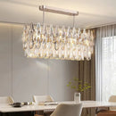 Crystal Villa Chandelier Long Stairway Light Luxury Modern Ljojo