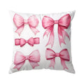 Cherry & Bowknot Pattern Pillowcase – Ljojo Decorative Cushion Cover
