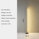LED Floor Lamp Black Aluminum Modern Rectangular Bedroom Living Room Lighting Ljojo