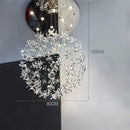 French Dining Room Crystal Led Pendant Lights - Modern Luxury Bar Hanging Lamps by Ljojo