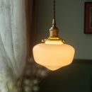 Milky White Glass Pendant Lamp Ceiling Suspension Hanging Light by Ljojo