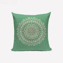 Ljojo Mandala Boho Retro Designer Linen Cushion Cover 45*45cm for Sofa