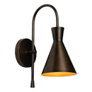 Nordic Retro Iron Copper LED Wall Lamps for Living Room Bedroom Study by Ljojo