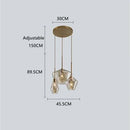 Modern Glass LED Pendant Light Chandelier for Living Room - Ljojo