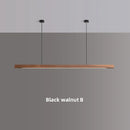 Ljojo Stylish Wood Hanging LED Pendant Light Chandelier for Living Room Decoration