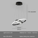 Ljojo LED Pendant Light: Creative Minimalist Home Lighting for Bedroom, Living Room, Bar Counter
