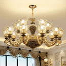 Ljojo Luxury Crystals Chandelier for Dining Living Room Bedroom Atmosphere