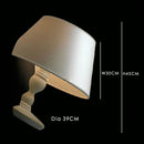 Ljojo LED Resin Fabric Wall Lamp for Porch Bedroom Living Room Hotel