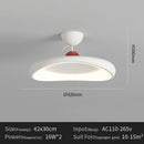 Italian Retro Minimalist LED UFO Pendant Light Chandelier by Ljojo for Home Decoration
