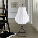 Wabi Sabi Pear Silk Floor Lamp - Modern Bedroom Lighting by Ljojo