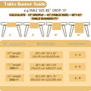 Autumn Maple Leaf Table Runner by Ljojo: Retro Home Dining Decor