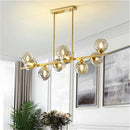 Modern LED Glass Ball Chandelier Pendant Lamp for Bedroom Dining Living Room by Ljojo
