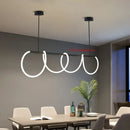 Nordic Led Long Hose Chandelier Table Dining Kitchen Lighting Ljojo
