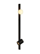 Ljojo Minimalist Designer Black/White Solid Wood Wall Lamp for Living Room and Bedroom