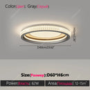 Ljojo LED Ring Ceiling Light for Living Room Kitchen Romantic Home Decoration