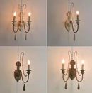 Country French Retro Wall Lamp for Living Room with Ljojo Brand