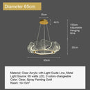 Ginkgo Leaf Chandelier Pendant Light for Living Room by Ljojo