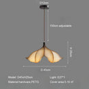 Japanese Wabi-Sabi Petal Shape Pendant Light Chandelier for Dining and Bedroom by Ljojo
