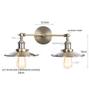 Ljojo Loft LED Wall Lights 2-heads Industrial Lamparas De Pared for Living Room