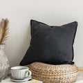 Ljojo Linen Fringed Cushion Cover for Home Decor on Bed Sofa Couch