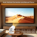 Ljojo™ HY300 Pro+ 4K 8000 Lumens WiFi Projector with Android14 for Home Theater