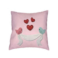 Ljojo Love Birds Red Tree Cushion Cover - Bedroom Decor Pillowcases