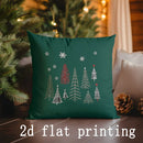 Christmas Trees Pillow Covers for Sofa Bedroom Car by Ljojo