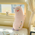 Ljojo Little Monster Long Pillow for Side Sleeping, Girl Sleeping Legs Pillow
