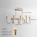 Ljojo Luxury Metal Pendant Chandelier for Home Decor