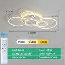 Ljojo Nordic Simple Acrylic LED Ceiling Light for Bedroom Living Room, Home Decoration Lighting Fixtures
