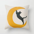 Ljojo Mid Century Geometry Abstract Pillow Case for Home Sofa Decor