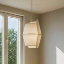 Ljojo Japanese Fabric LED Pendant Lights Wabi-sabi Simplicity Home Decoration Chandelier