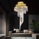Modern Spiral Led Chandeliers Lighting Living Dining Room Pendant Lights Luminaria by Ljojo