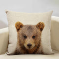 Animal Print Cushion 45x45cm for Sofa, Car Seat & Living Room Decor by Ljojo