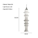 Nordic Minimalist Natural Silk LED Floor Lamp for Living Room & Dining Room by Ljojo