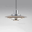 Nordic White Silver LED Chandelier Adjustable Pendant Light for Home Decoration by Ljojo