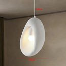 Ljojo Irregular Resin LED Hanging Lamp Wabi-sabi Nordic Creative Home Decoration LED