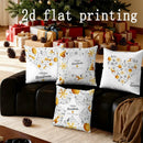 Ljojo Merry Christmas Patterned Cushion Covers - Sofa, Bedroom, Car Pillow Cover