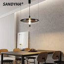 Nordic Spaceship Chandelier LED Pendant Light for Living Room - Minimalist Home Decor Ljojo