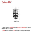 Ljojo Mini LED Stainless Steel Pool Underwater Light - Waterproof Deck Spotlight for Garden & Pathway