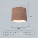 Ljojo LED Tube Light Ceiling Spotlight for Living Room Bedroom Corridor, Japanese Retro Style