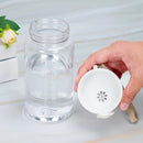 Ljojo 550ml Sports Water Bottle with Scale, Straight Drinking Lid, Outdoor Portable Kettle