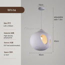 Ljojo Modern Black White LED Pendant Light Ceiling Hanging Lamp Home Decor