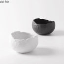 Ljojo Matte Ceramic Dessert Bowl Set for Molecular Cuisine Restaurant Tableware