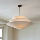 French Cream Umbrella Cloth Ceiling Lamp by Ljojo for Dining Room & Bedroom